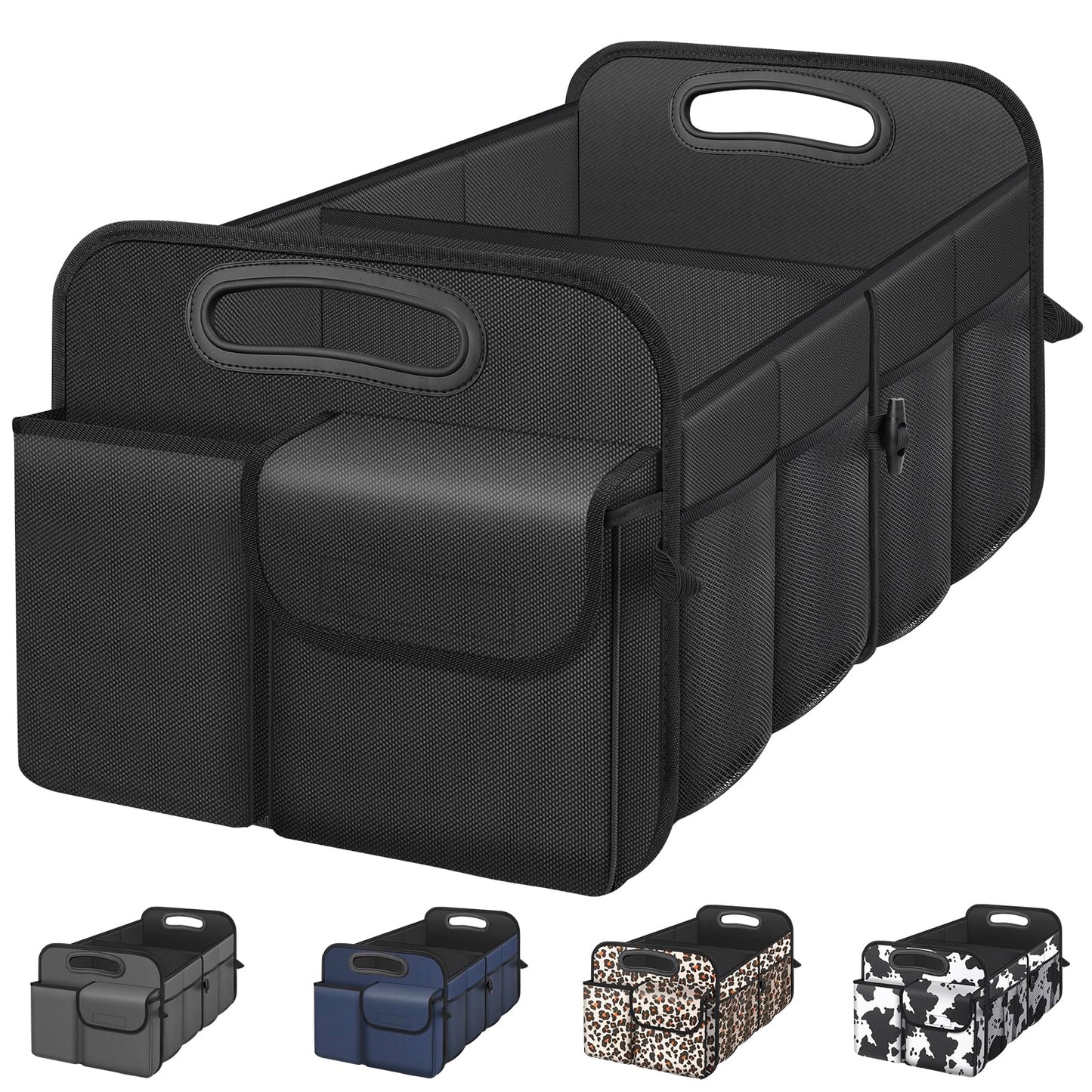 Femuar Waterproof Car Storage Organizer Black